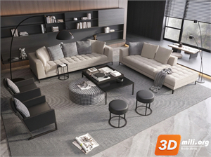 Sofa Minotti Skp Files 